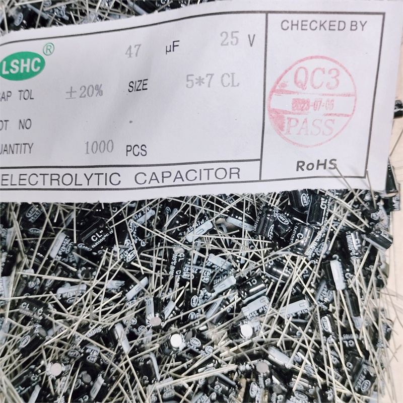 50ps ตัวเก็บประจุอลูมิเนียม 25V 35V 10UF22UF 100UF 470uf 1000UF 2200 ~ 4700UF35V330UF 35V470UF 35V47