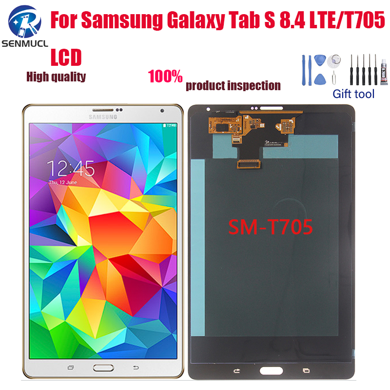 อะไหล่หน้าจอสัมผัส LCD แบบเปลี่ยน สําหรับ Samsung Galaxy Tab S 8.4 T700 T705 SM-T700 SM-T705