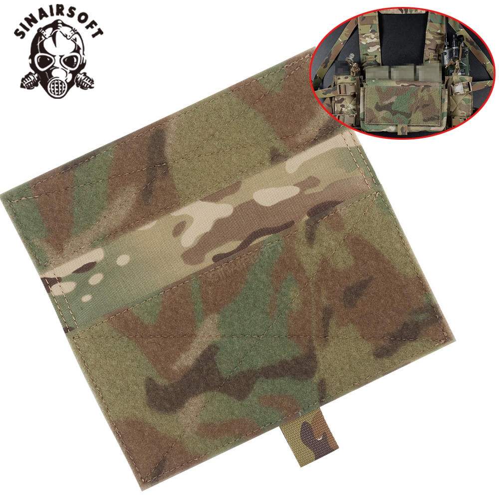 Sinairsoft ตะขอหน้าอกยุทธวิธีสิ่งที่แนบมาภายนอก MK4 เสื้อกั๊กขนาดเล็กตะขอหน้าอกแผง Velcro