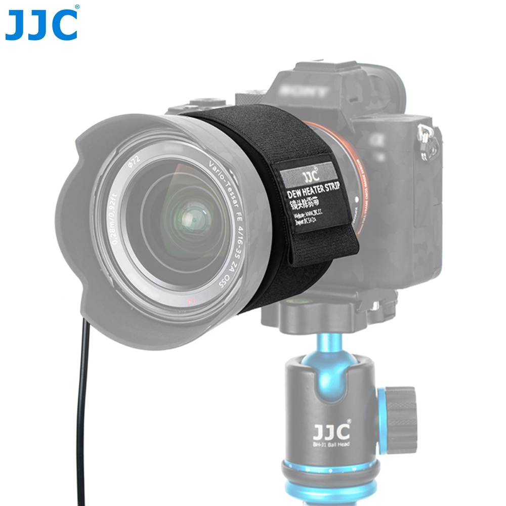 JJC Dew Heater Strip แถบทําความร้อน USB สําหรับอุ่นเลนส์กล้อง DSLR และกล้องโทรทรรศน์ เพื่อป้องกันการควบแน่นในฤดูหนาว กลางแจ้ง