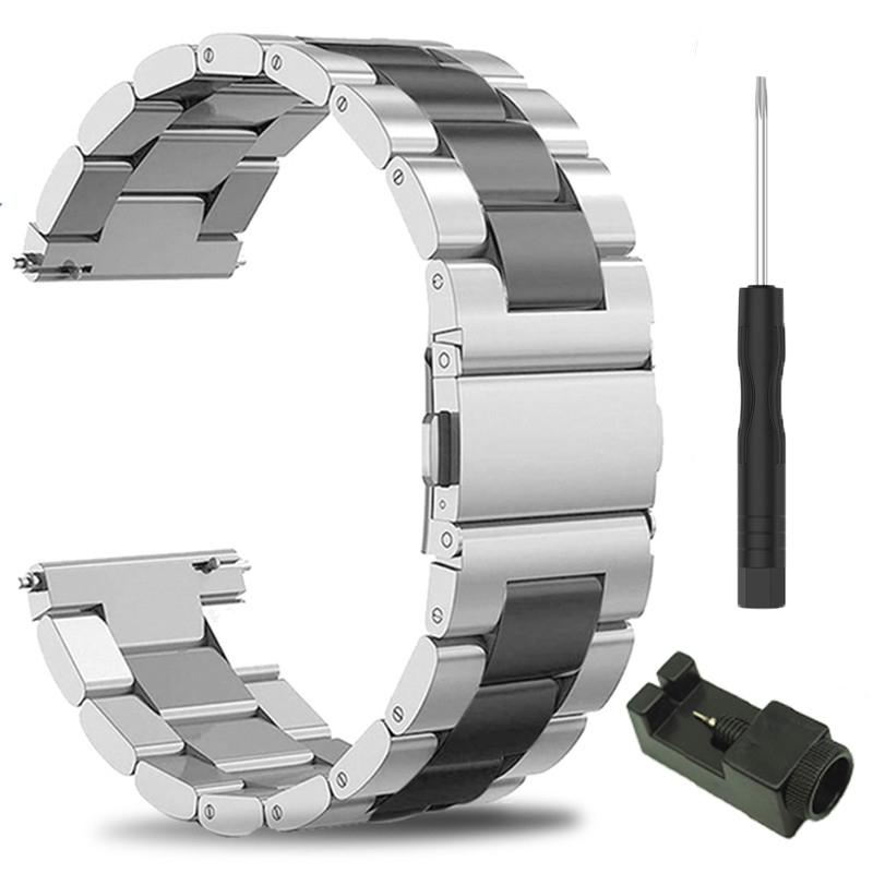 สําหรับ Amazfit T-rex Ultra Smart Watch Strap สแตนเลสสตีลโลหะวงเข็มขัดผู้หญิงผู้ชาย