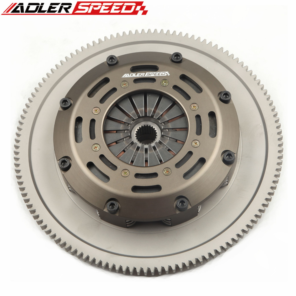 ADLERSPEED Triple แผ่นคลัทช์ชุดสําหรับ 06-17 SUBARU IMPREZA WRX EJ255 FA20F
