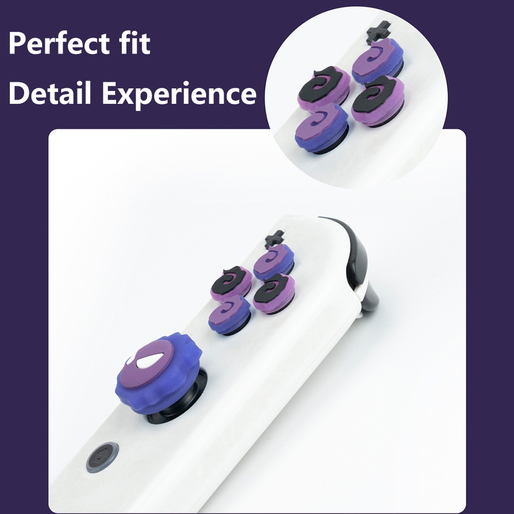 ครอบปุุ่ม ปุ่มยาง NS-JOY-CON เรืองแสงเย็น ซิลิโคนนิ่ม ฝาครอบปุ่มจอยสติ๊กสําหรับ ใช้งานร่วมกับ Nintendo Switch/OLED