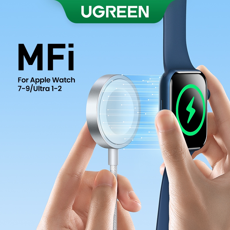 Ugreen MFi ที่ชาร์จแม่เหล็กไร้สาย สําหรับ Apple Watch 7-9/Ultra 1-2