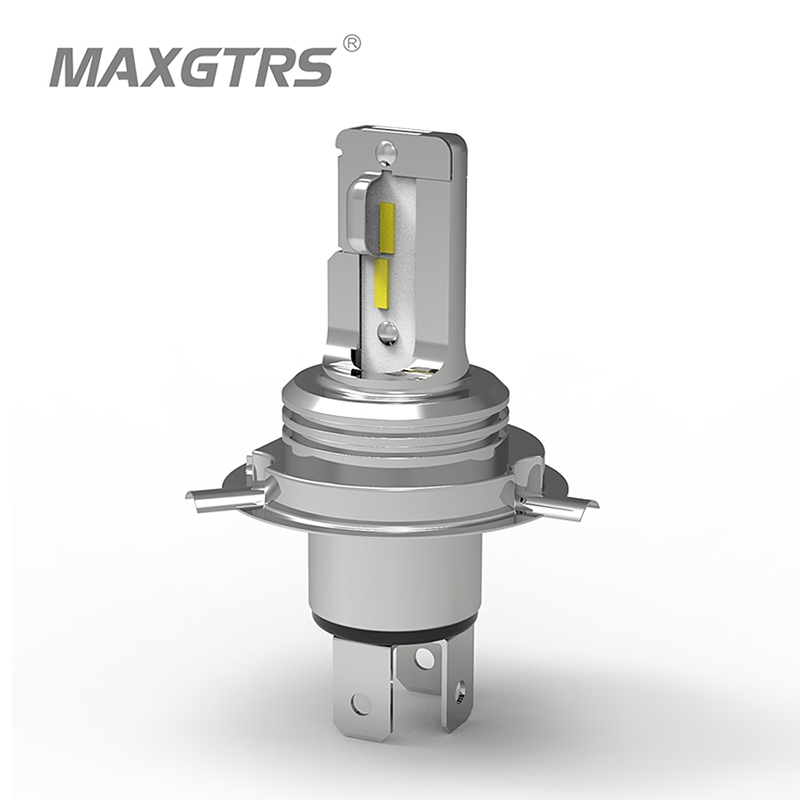 Maxgtrs H4 HS1 H6 BA20D ไฟหน้ารถจักรยานยนต์ LED ชิป DC Moto 1860 ไฟหน้าสกูตเตอร์ ไฟหน้ารถจักรยานยนต์ AC
