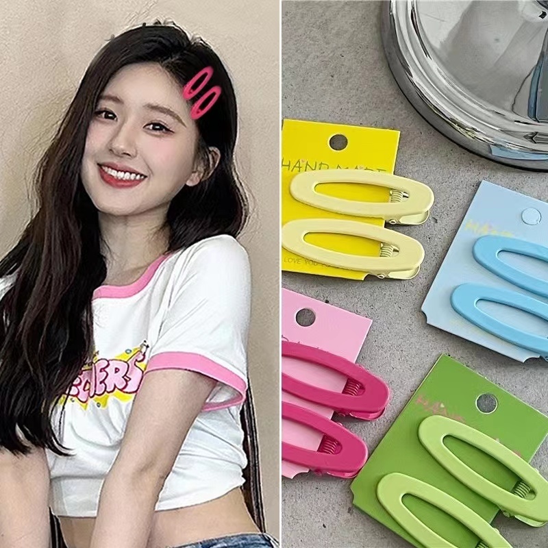 🔥XINYIA2🔥กิ๊บติดผมหน้าม้า กิ๊บปากเป็ด สีแคนดี้ ราคาถูกที่สุด สําหรับผู้หญิง 1 ชิ้น