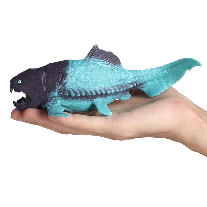 ของเล่นโมเดลสัตว์ทะเลจําลอง Dunkleosteus บีบคลายเครียด และระบายอากาศ สําหรับเด็ก