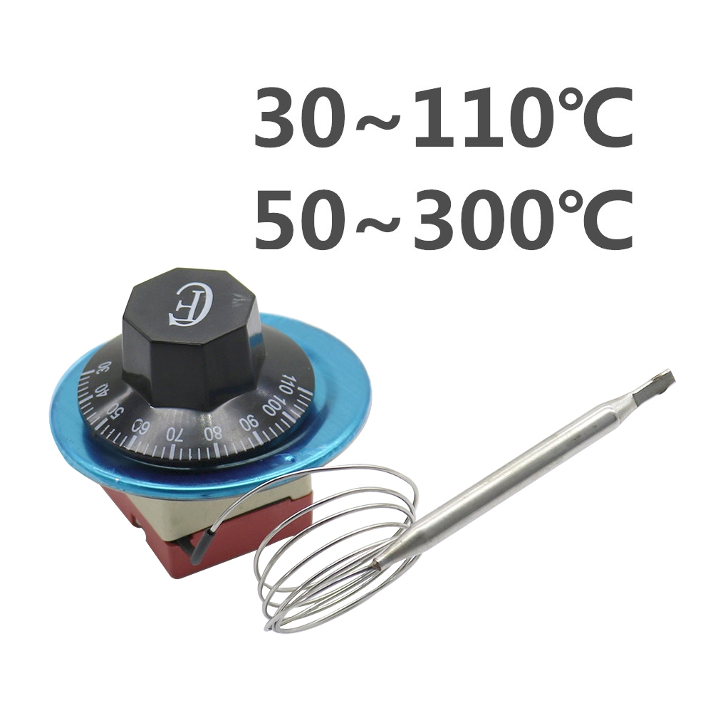 330-110/50-300/ Centigrade ฐานเซรามิค Mechanical ปรับ Thermostat เครื่องทําน้ําอุ่นอุณหภูมิสําหรับเตาอบไฟฟ้า