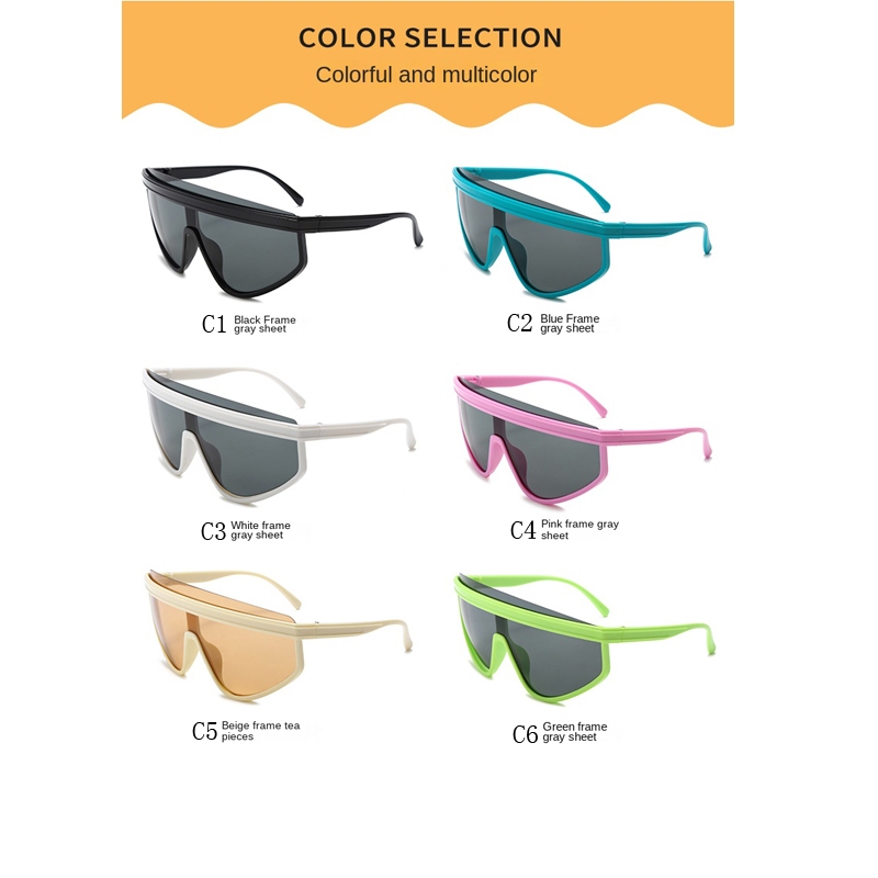 แว่นตากันแดด กรอบขนาดใหญ่ ป้องกันลม เหมาะกับใส่ขี่จักรยาน สําหรับเด็กผู้ชาย และเด็กผู้หญิง - รูปที่ 4