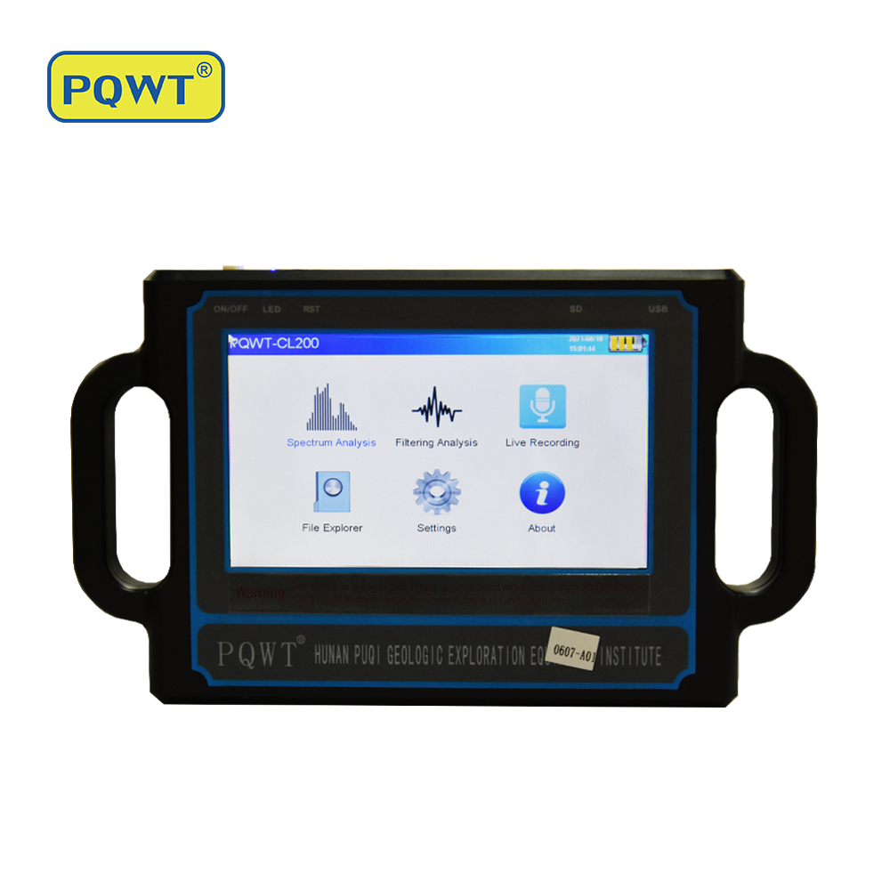 PQWT-CL300 เครื่องมือซ่อมแซมประปาท่อน้ําประปาอุปกรณ์สถานที่ตําแหน่งการรั่วไหลเครื่องตรวจจับการรั่วไห