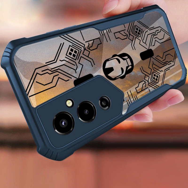 เคสโทรศัพท์มือถือ TPU ใส กันกระแทก ลาย Mecha Style หรูหรา สําหรับ Tecno Pova 5 4 Pro 3 Neo 2 Iron Ma