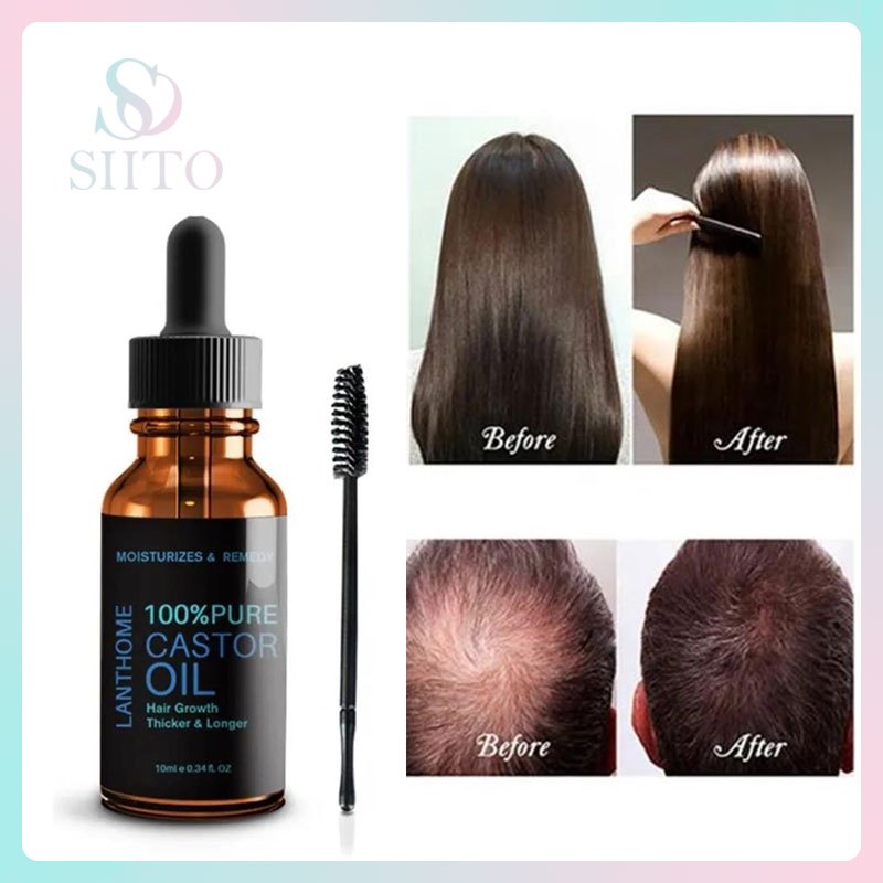 Castor Oil Eyebrow Grower eyelash Growth liquid human hair eyelash extension 10ml/30ml