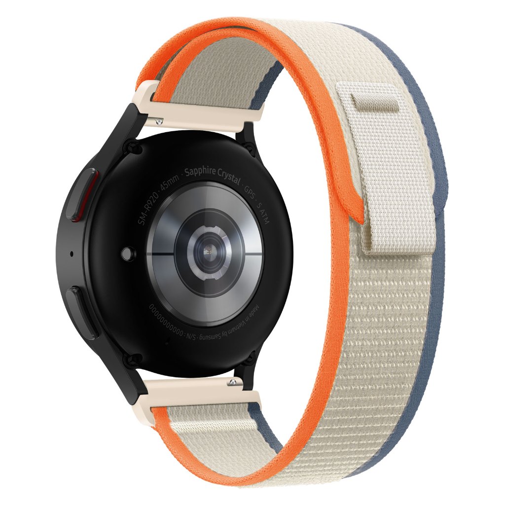 20 มม.Trail Loop Band สายไนลอนสําหรับ Samsung Galaxy Watch 7 6 5 FE 40 มม.44 มม.Watch5 Pro / Watch4 คลาสสิก 42 มม.46 มม.