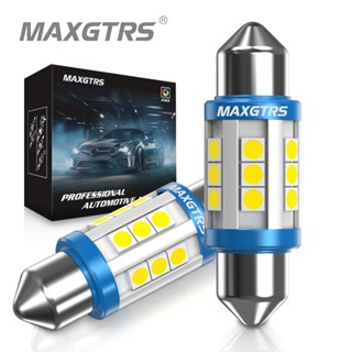 Maxgtrs 2X 12V 24V Festoon C5W C10W 3030 ชิปหลอดไฟ Canbus 31…