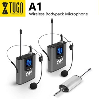 Xtuga A1 UHF ชุดหูฟังไมโครโฟนไร้สาย โลหะ แบบพกพา พร้อมตัวรับ…