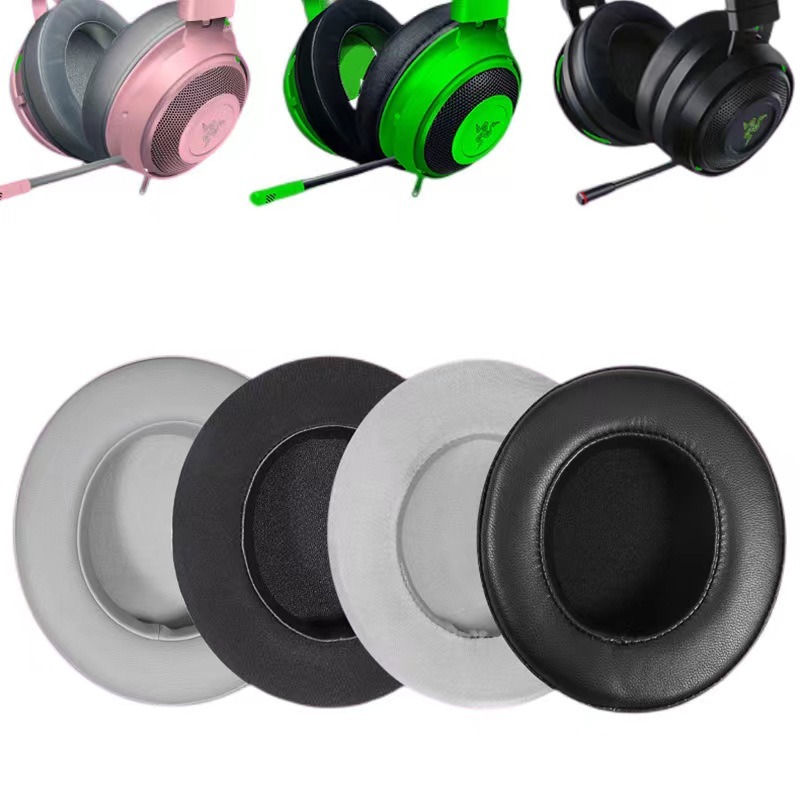 แผ่นเจลครอบหูฟัง สําหรับ Razer Nari Ultimate Nari Essential Kraken Kitty Kraken Tournament Edition