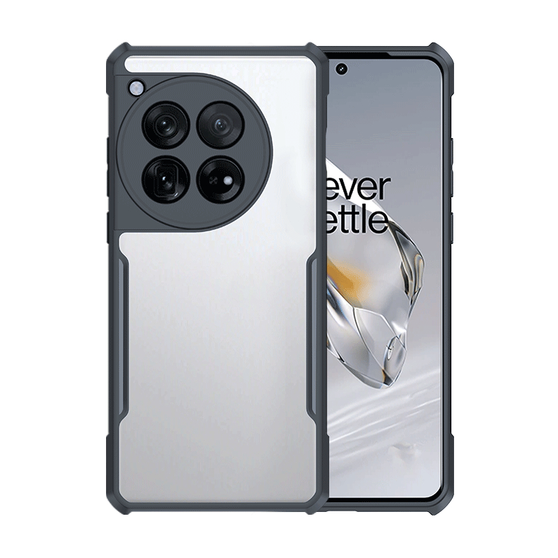 Xundd OnePlus12 5G เคสโทรศัพท์ ป้องกันลายนิ้วมือ ใส ฝาหลัง ถุงลมนิรภัย กันกระแทก เคสป้องกัน