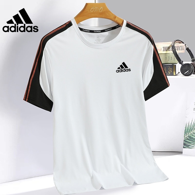 [ขายดี] เสื้อยืดลําลอง แขนสั้น ผ้าเรยอน ระบายอากาศ ทรงหลวม แห้งเร็ว ขนาดใหญ่ 5 สี สําหรับผู้ชาย เหมาะกับการเล่นฟิตเนส กลางแจ้ง