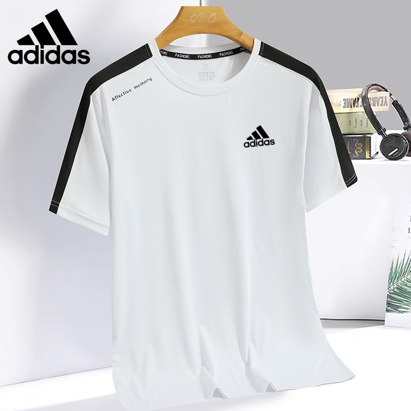 [ของแท้] เสื้อยืดแขนสั้น ผ้าเรยอน ยืดหยุ่น ระบายอากาศ แห้งเร็ว น้ําหนักเบา ขนาดใหญ่ สําหรับผู้ชาย