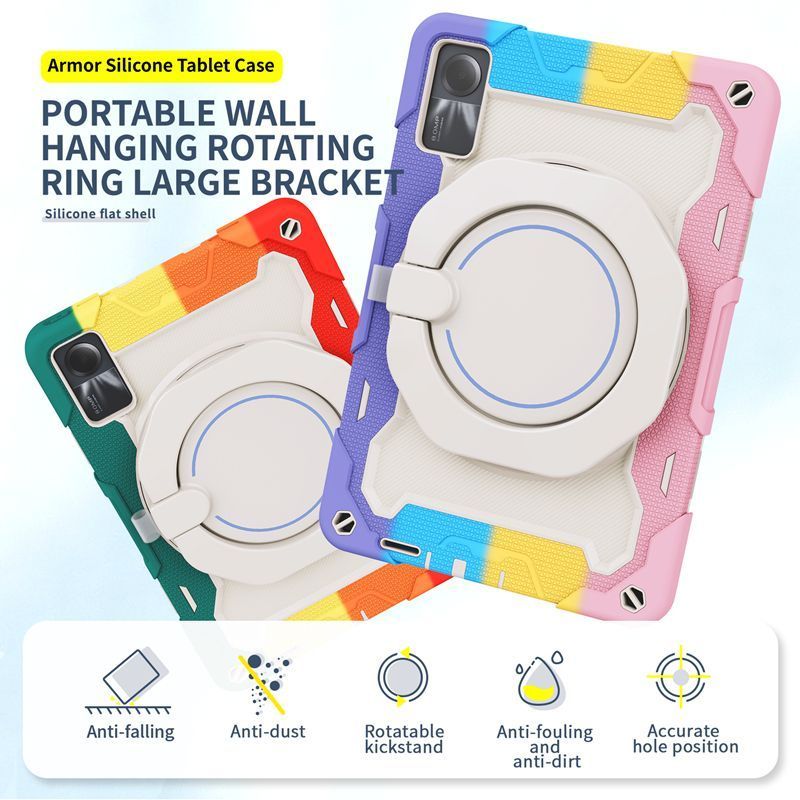 เคส วงเล็บหมุน 360 องศา Xiaomi Redmi Pad SE 11 นิ้ว 2023 case Redmi Pad 10.61 นิ้ว เคสแท็บเล็ต เด็กปลอดภัยกันกระแทก ฝาครอบป้องกัน