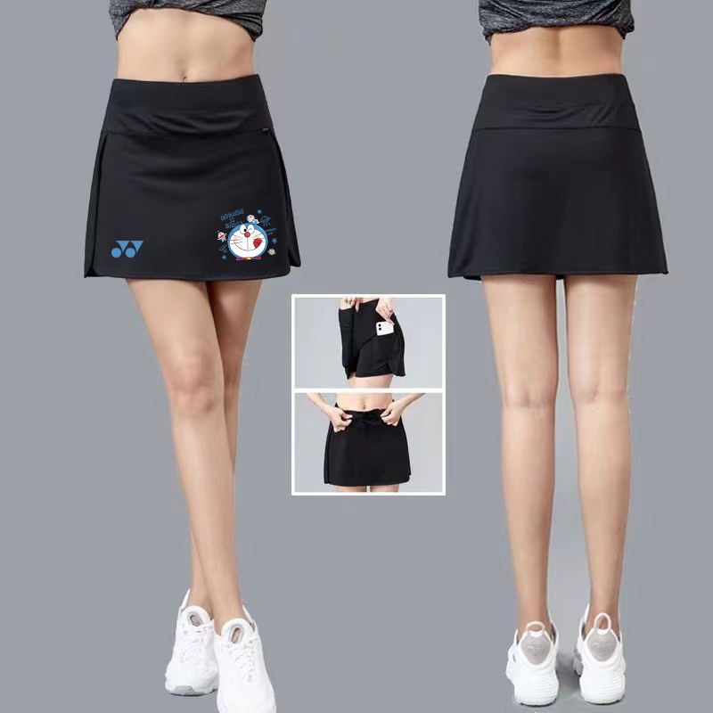 Yonex กระโปรงเทนนิส “Doraemon” Co Brand กระโปรงสั้น เอวสูง แห้งเร็ว ระบายอากาศ สําหรับผู้หญิง เล่นกีฬา แบดมินตัน เทนนิส ฟิตเนส วิ่งมาราธอน ราคา ถูกที่สุด ดีลบีเคเค แกลเลอรีภาพที่ 3