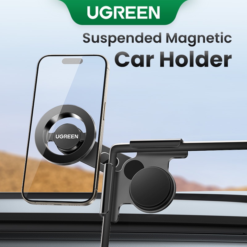 Ugreen ที่วางโทรศัพท์ในรถยนต์ แบบแม่เหล็ก หนา 9 มม.-16 มม.