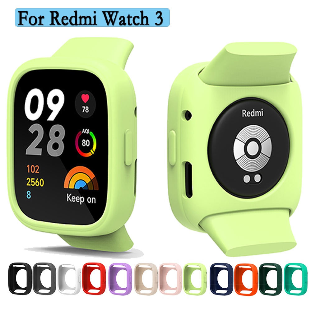 เคสนาฬิกาข้อมือ ซิลิโคนนิ่ม กรอบทนทาน คุณภาพสูง สําหรับ Redmi Watch 3