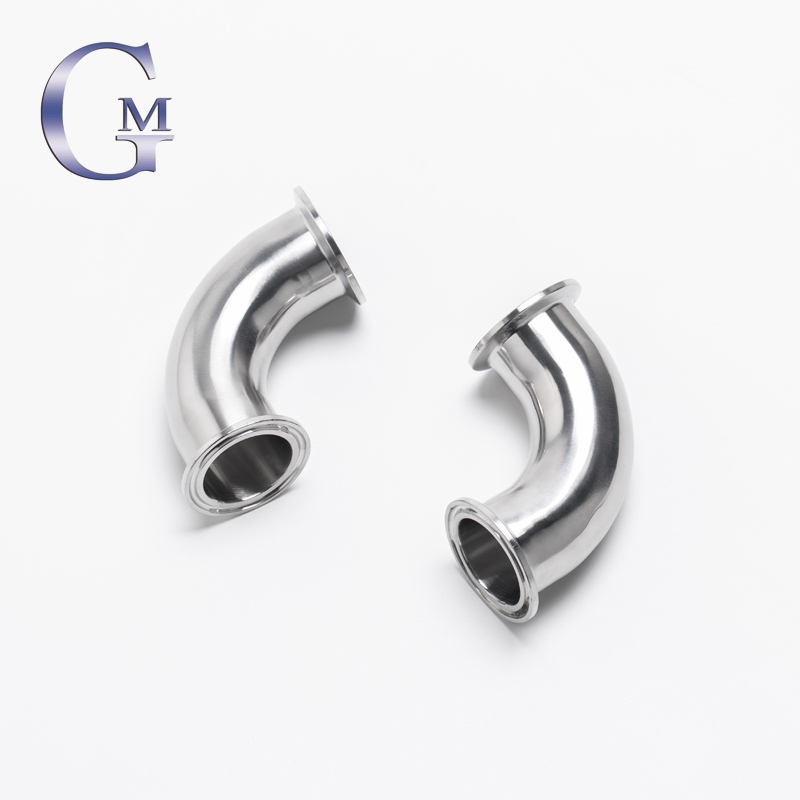 แคลมป์หนีบข้อศอก สเตนเลส 304 90 องศา สําหรับสุขาภิบาล - รูปที่ 2