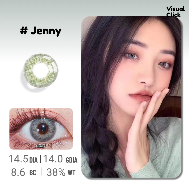 คอนแทคเลนส์สีธรรมชาติ 14.50/14.0 มม. สําหรับ Jenny/Pola Violet Broken Degree พร้อมส่ง 1 ปี