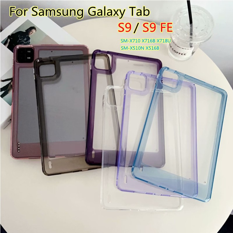 เคสใสสําหรับ Samsung Galaxy Tab S9 11 นิ้ว SM-X710 SM-X716B SM-X718U ซิลิโคน TPU กรณี