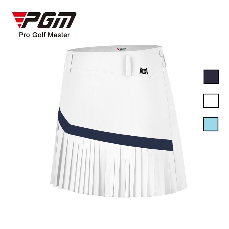 Pgm GOLF กระโปรงพลีทสั้น เอวกลาง ระบายอากาศ แห้งเร็ว แฟชั่นฤดูร้อน สําหรับผู้หญิง ไซซ์ XS ถึง XL