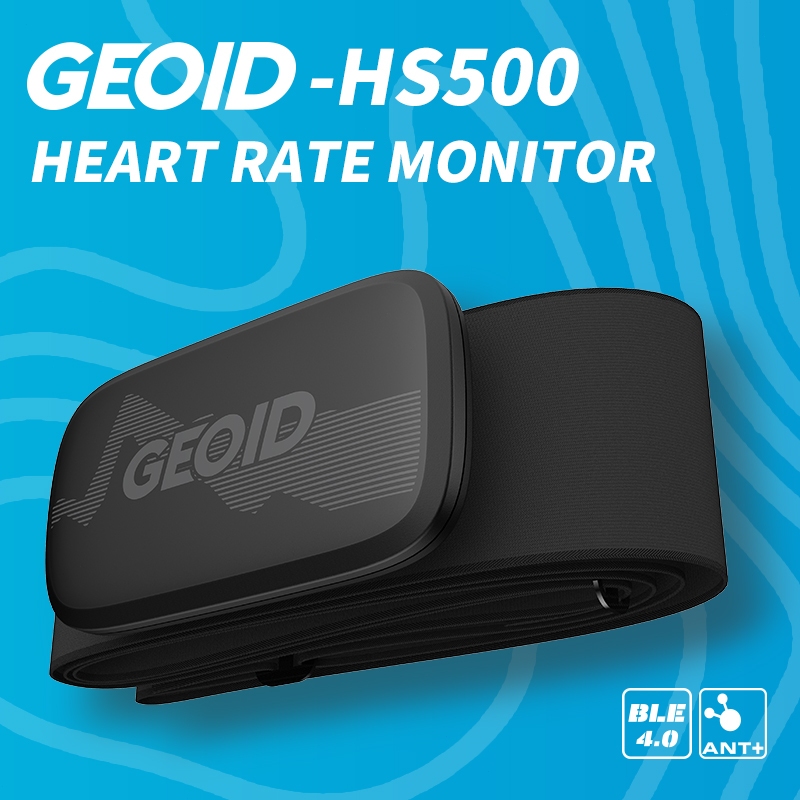 Geoid HS500 สายรัดหน้าอกบลูทูธ IP67 เซนเซอร์วัดอัตราการเต้นของหัวใจ สําหรับ GARMIN Bryton Magene XOS