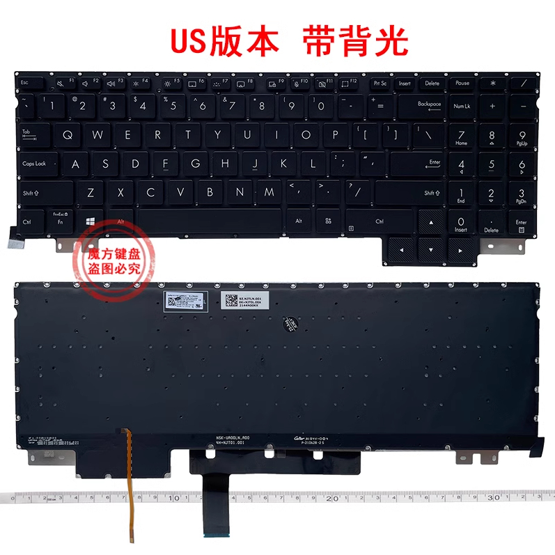 ใหม่ ASUS ProArt W7600H W5600 H5600 H5600Q UX7602Z H7600 US คีย์บอร์ด Backlit