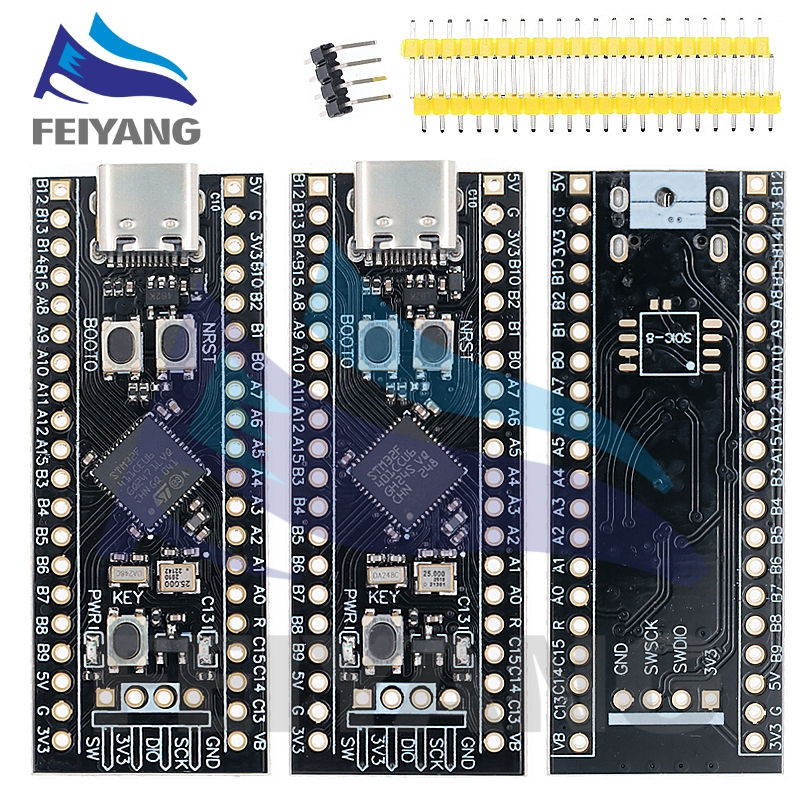บอร์ดทดลอง STM32F401 V3.0 STM32F401CCU6 STM32F411CEU6 STM32F4 84Mhz 96KB