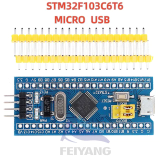 โมดูลบอร์ดไมโครคอนโทรลเลอร์ ระบบขั้นต่ํา STM32F103C6T6 STM32F103C8T6 ARM STM32 สําหรับ Arduino ST-Link V2 Mini STM8