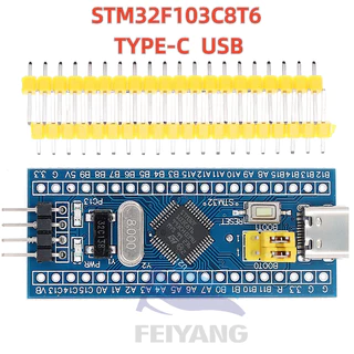 โมดูลบอร์ดไมโครคอนโทรลเลอร์ ระบบขั้นต่ํา STM32F103C6T6 STM32F103C8T6 ARM STM32 สําหรับ Arduino ST-Link V2 Mini STM8