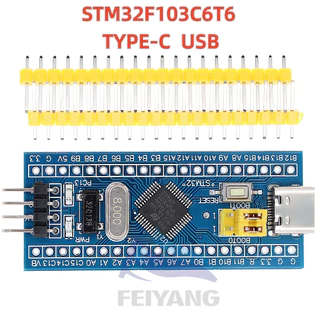 โมดูลบอร์ดไมโครคอนโทรลเลอร์ ระบบขั้นต่ํา STM32F103C6T6 STM32F103C8T6 ARM STM32 สําหรับ Arduino ST-Link V2 Mini STM8