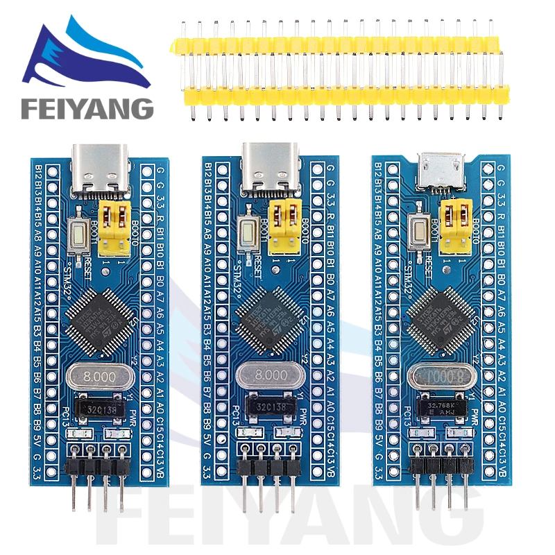 โมดูลบอร์ดไมโครคอนโทรลเลอร์ ระบบขั้นต่ํา STM32F103C6T6 STM32F103C8T6 ARM STM32 สําหรับ Arduino ST-Link V2 Mini STM8