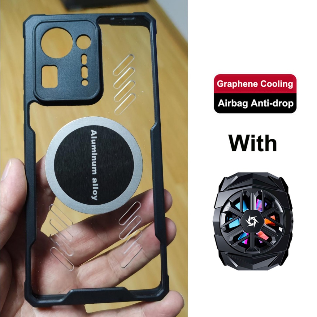 สําหรับ Xiaomi Mi Mix 4 กรณีอลูมิเนียมกระจายความร้อนระบายอากาศ + หม้อน้ําสําหรับ Xiaomi Mi Mix4 Shel