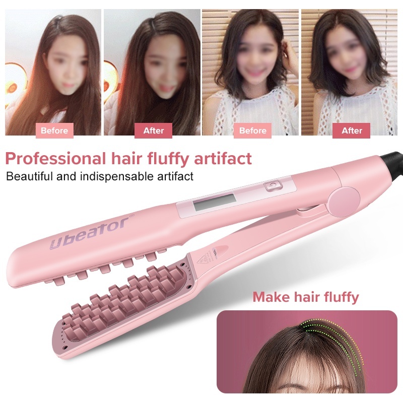 Ubeator เครื่องหนีบผมตรง เหล็กแบน ดิจิทัล พร้อมหน้าจอ LCD - รูปที่ 6