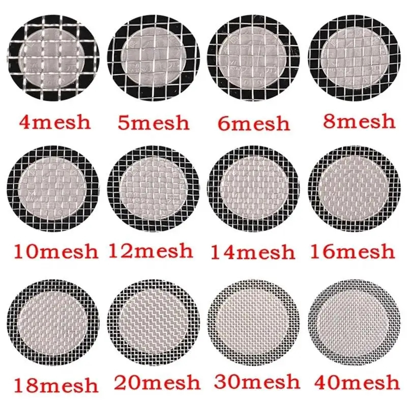 1pcs 4-500Mesh 304 Stainless Steel Mesh Filter Net Metal Front Repair Fix Mesh Filtration Woven Wire Screening Sheet Screening filter ราคา ถูกที่สุด ดีลบีเคเค แกลเลอรีภาพที่ 3