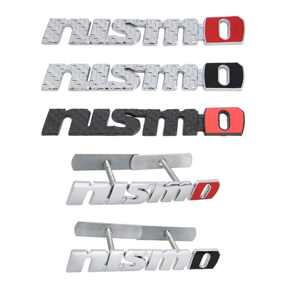 โลหะ3Dสติ๊กเกอร์ติดรถ NISMOโลโก้ ป้ายหน้าหลังตกแต่งรถยนต์ สําหรับNissan NP300 NV200 NV350 Almera Grand Livina Sentra Navara Frontier Serena