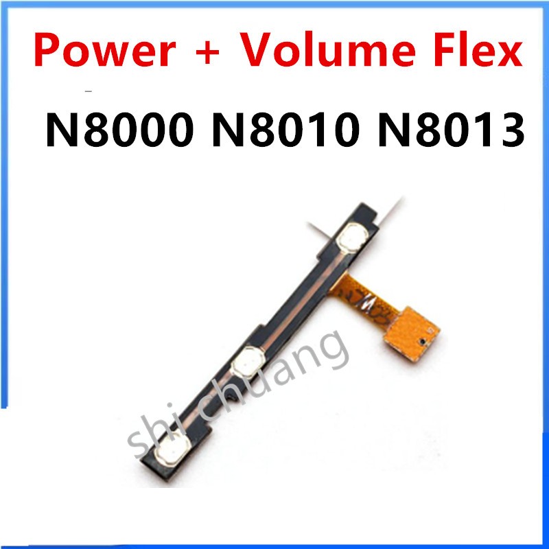 สําหรับ Samsung Galaxy Note 10.1 GT-N8000 N8000 N8010 N8013 Flex Cable Volume Power On/ปิดปุ่มสวิทช์ Flex Ribbon Cable