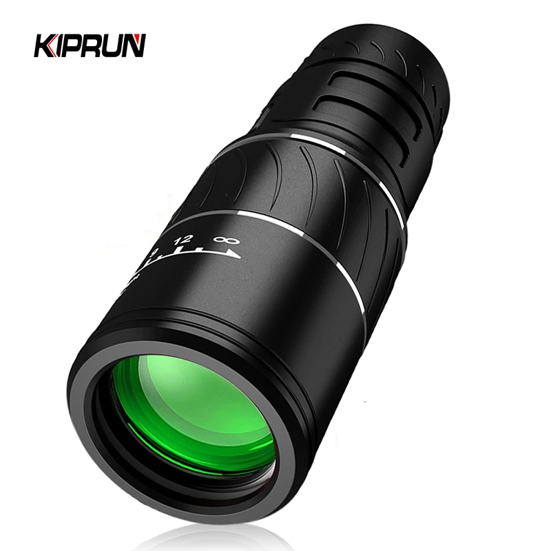 Kiprun 16X52 กล้องโทรทรรศน์ตาข้างเดียว, HD ขอบเขต 98 / 8000M กล้องส่องทางไกลพลาสติกกีฬากลางแจ้งกล้องโทรทรรศน์สําหรับ Camping นกดู