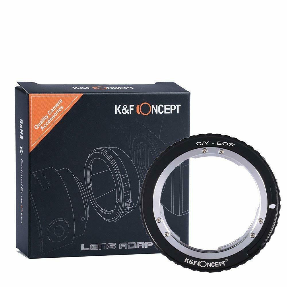 K&f อะแดปเตอร์เมาท์เลนส์กล้อง สําหรับ Contax Yashica CY Mount Lens to Canon EOS Camera 60D 5D3