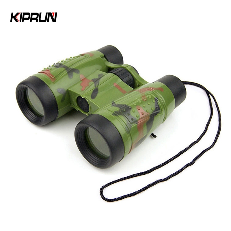 Kiprun กล้องส่องทางไกล, 6x30 เด็กกล้องส่องทางไกลช่องมองภาพกล้องโทรทรรศน์จําลอง CS พับกลางแจ้ง Field 