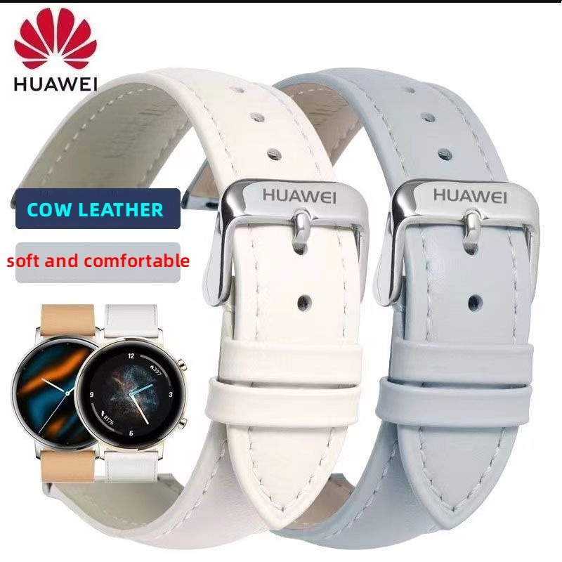 Huawei original GT3 43 มม.GT4 46 มม.GT5 Pro t watch 5 42 มม.เหมาะสําหรับHuaweiนาฬิกาGT2e GT Runnerสายหนัง 20 มม.22 มม.Smart  watch GT6 Glory กีฬาDreamแฟชั่นธุรกิจเดิม