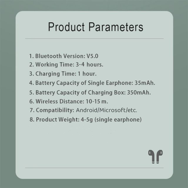 Tws inpods i12 หูฟังบลูทูธไร้สาย HiFi ขนาดเล็ก เหมาะสําหรับ Android พร้อมเคสป้องกัน ลายการ์ตูน