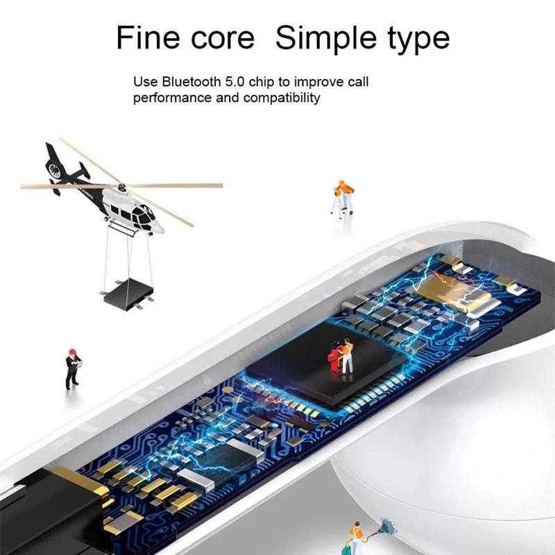 Tws inpods i12 หูฟังบลูทูธไร้สาย HiFi ขนาดเล็ก เหมาะสําหรับ Android พร้อมเคสป้องกัน ลายการ์ตูน