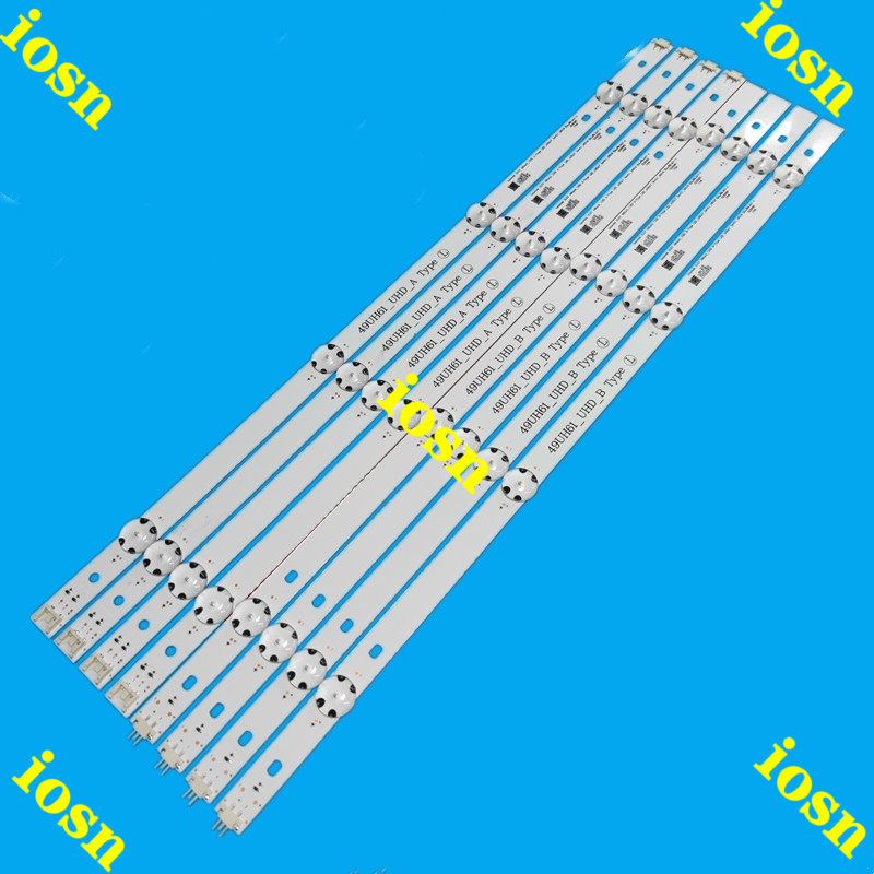พร้อมส่ง แถบไฟแบ็คไลท์ LED สําหรับ LG innotek 15.5Y 49 นิ้ว 49UH61_UHD_A B Type 49UH601V 49LK5100PTB